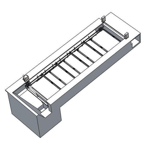 Система скребковая